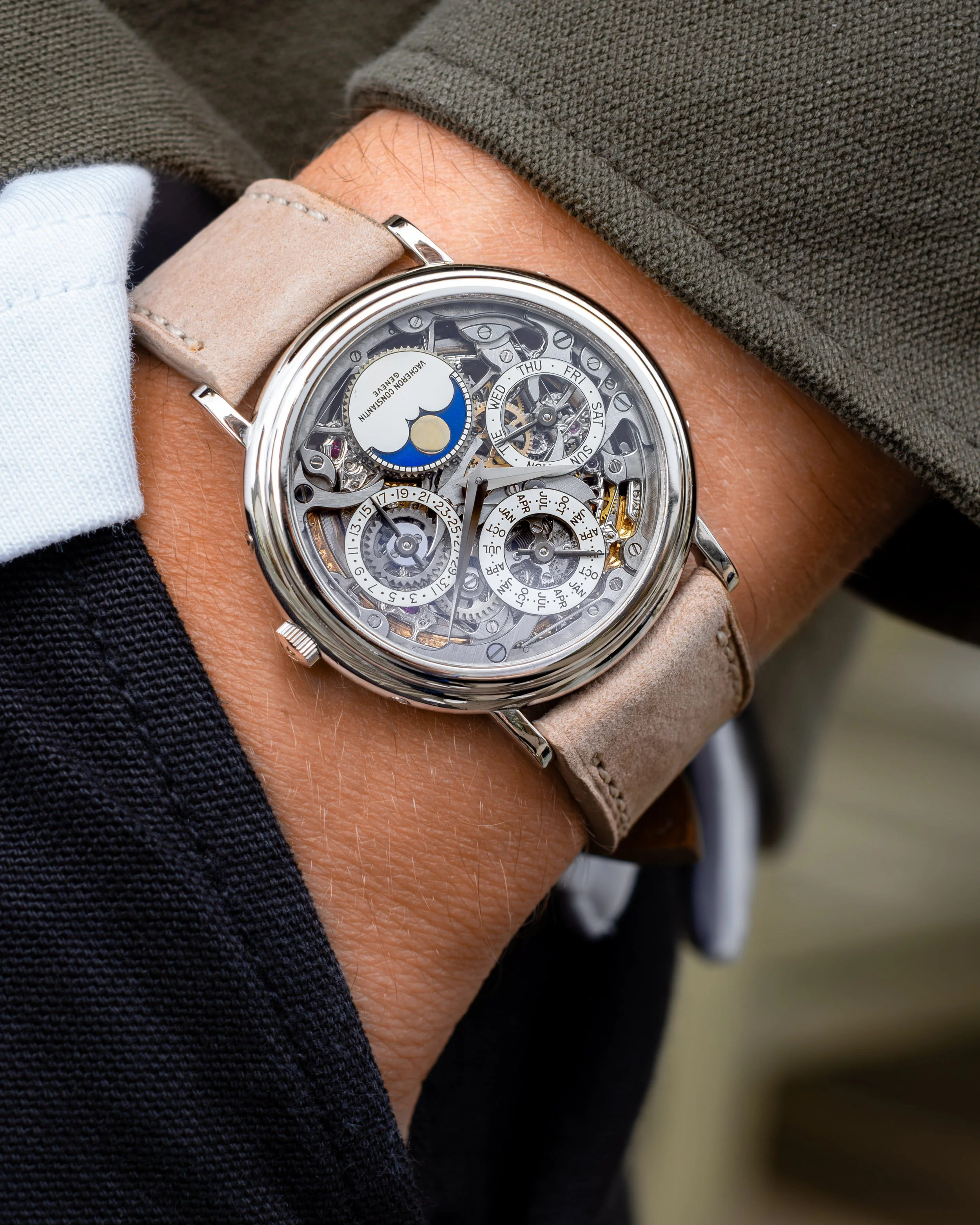 1989 Vacheron Constantin 43032 Platinum with Boxset, VC Extract